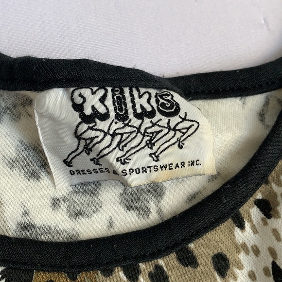Vintage Crop Top Animal Print - Picture 2 of 5